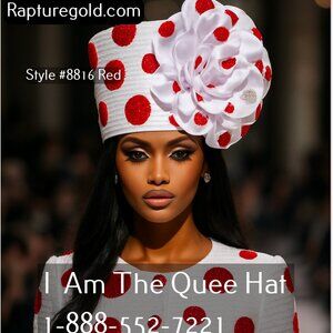 Women church hats I Am The Queen Hats